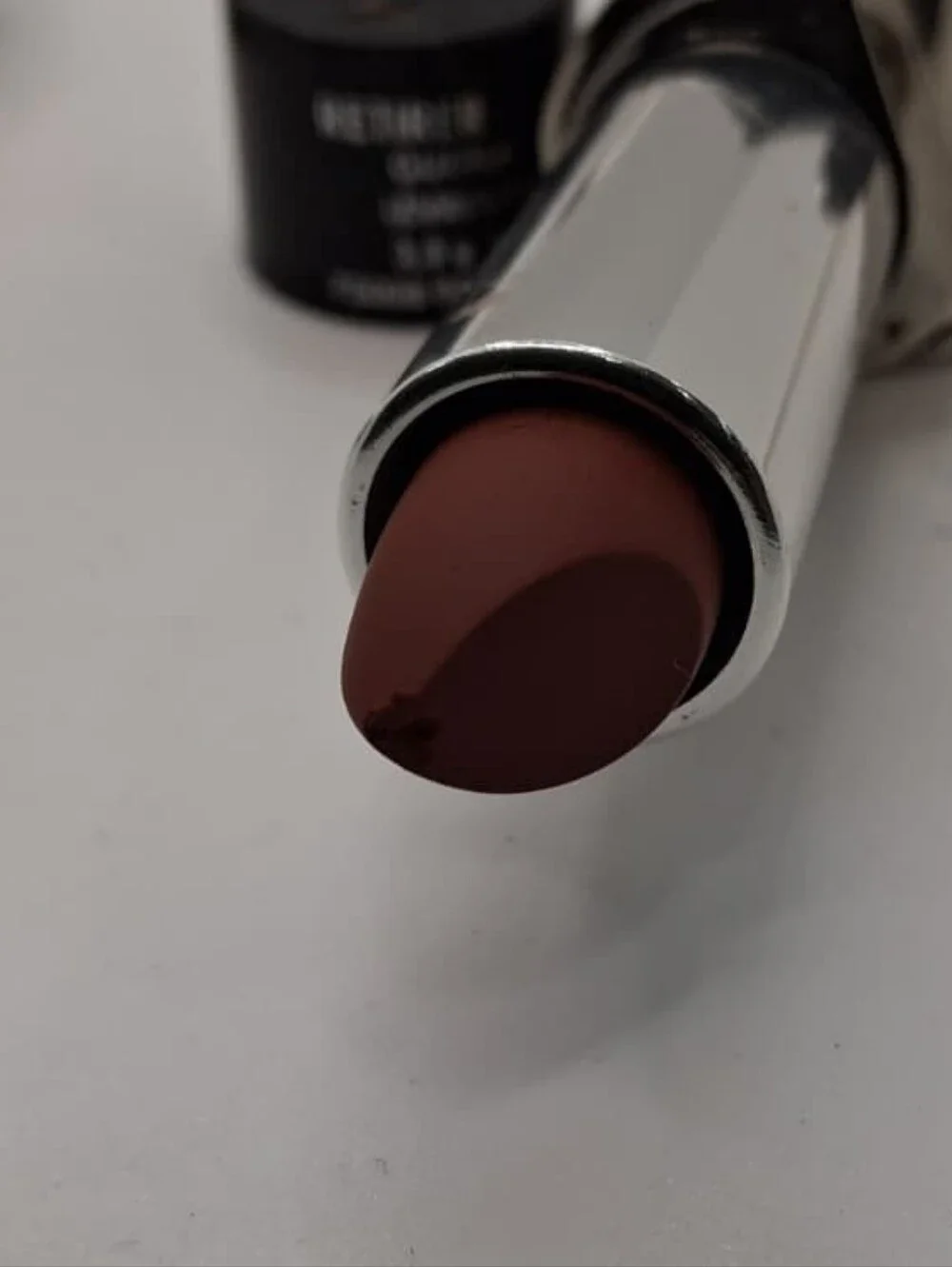 Guerlain #04 is a very warm-toned, light-medium copper semi-matte finish/new No